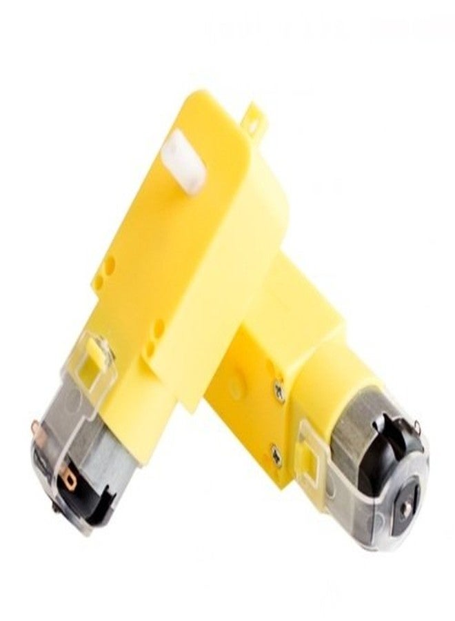 QBM DC BO Motor Dual Shaft Smart Car Robot Gear Motor Pack of (1) - Image 2